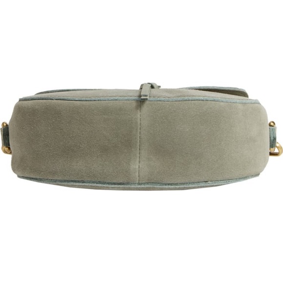 Madewell The Elsewhere Tie Saddlebag in Suede - Picture 4 of 9